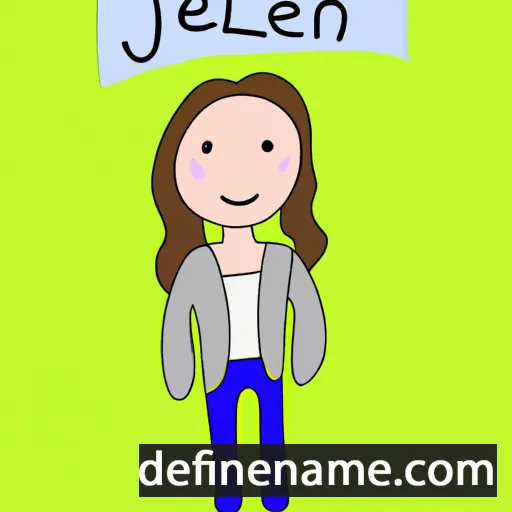 cartoon of the name Jaeleen