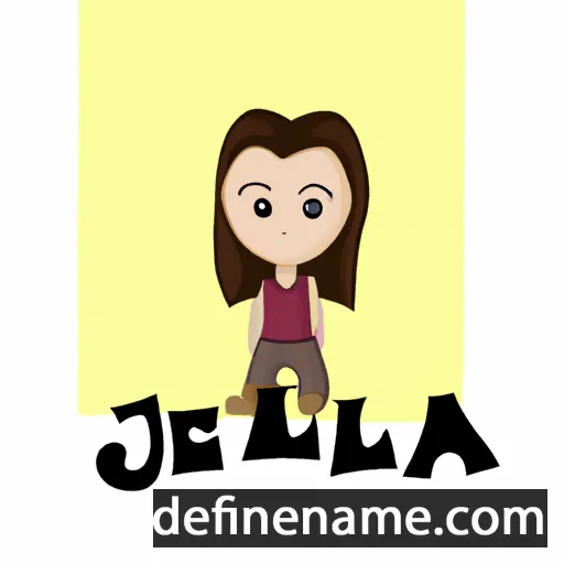 cartoon of the name Jaella