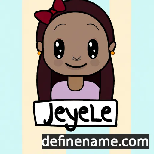 cartoon of the name Jaelynne