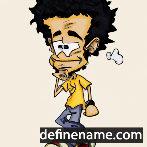 cartoon of the name Jaemeson