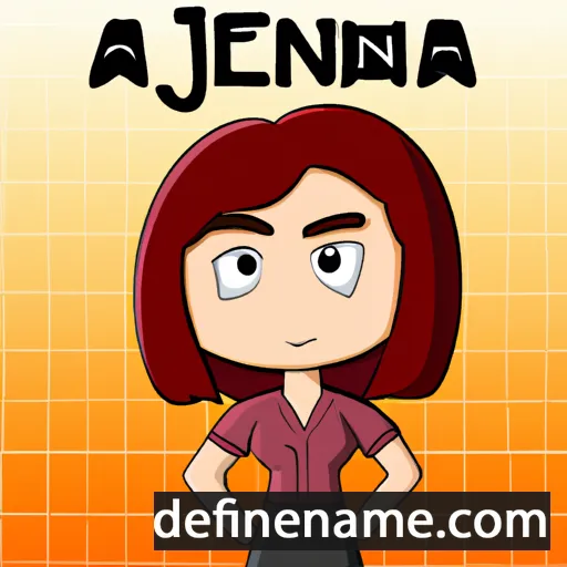 cartoon of the name Jaena