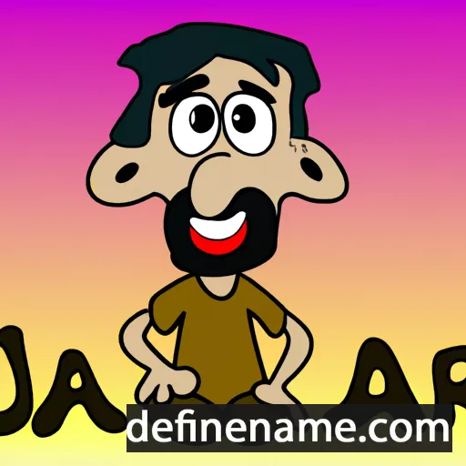 cartoon of the name Jafari