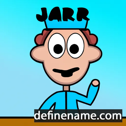 cartoon of the name Jafir