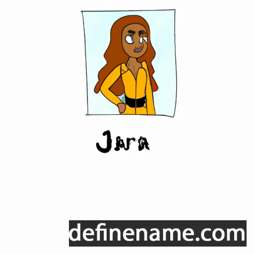 cartoon of the name Jafra