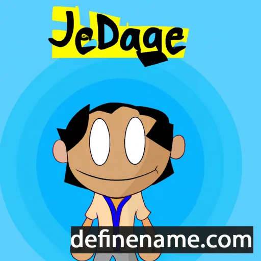 cartoon of the name Jagadeep