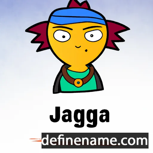 cartoon of the name Jagata