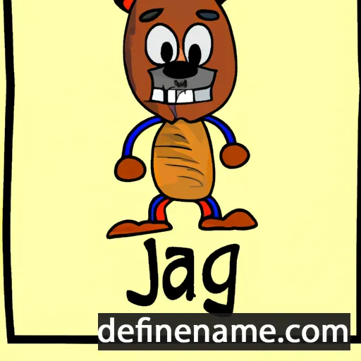 cartoon of the name Jagu