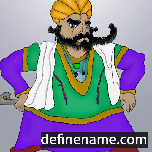 cartoon of the name Jahan