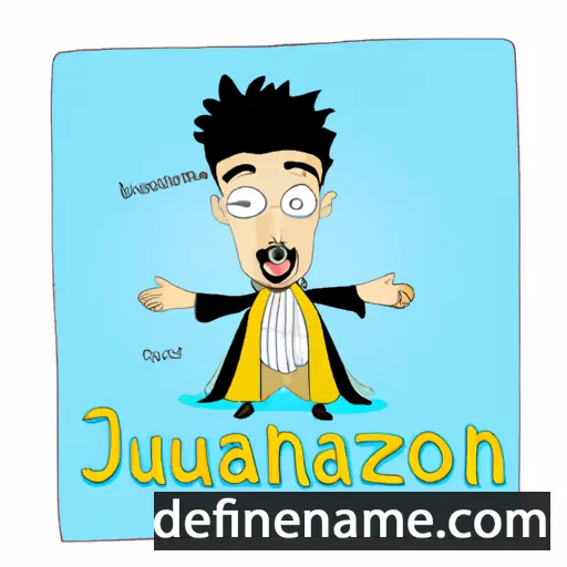 cartoon of the name Jahansouz