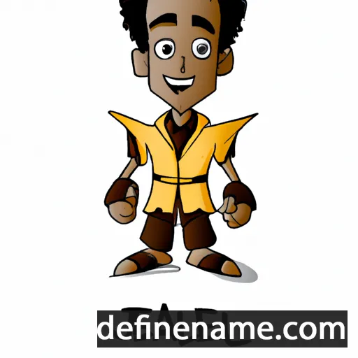 cartoon of the name Jahdiel