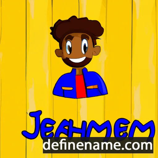 cartoon of the name Jahiem