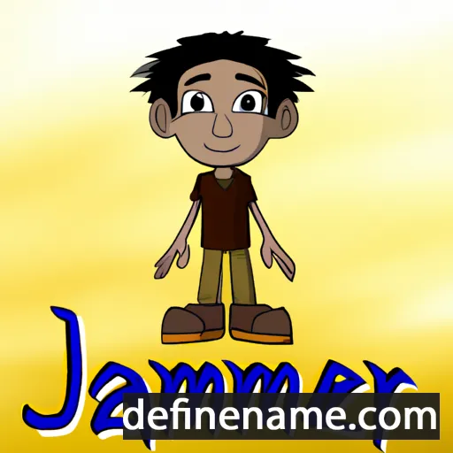 cartoon of the name Jahmier