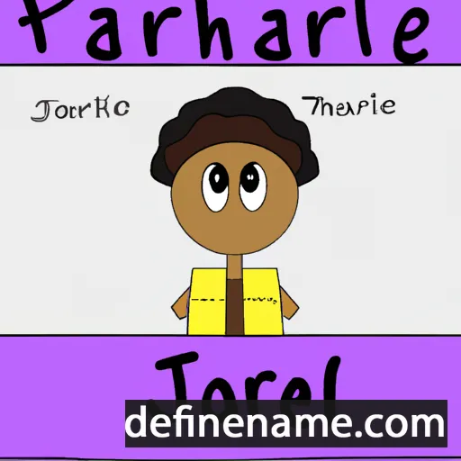 cartoon of the name Jahrell