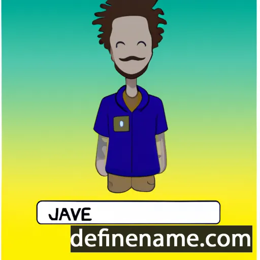 cartoon of the name Jahve