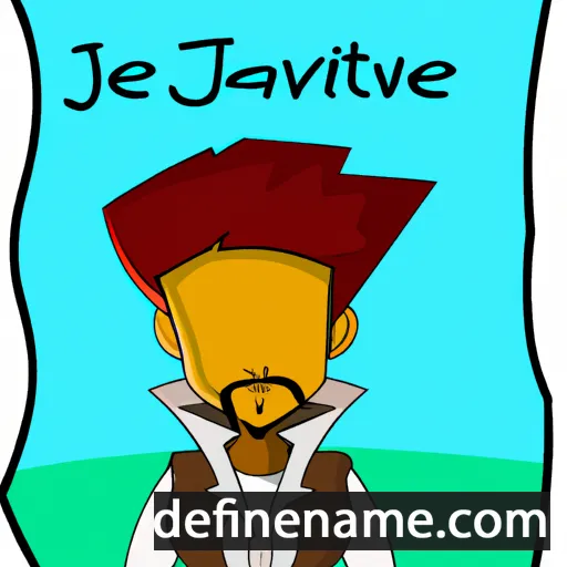 cartoon of the name Jahvetti