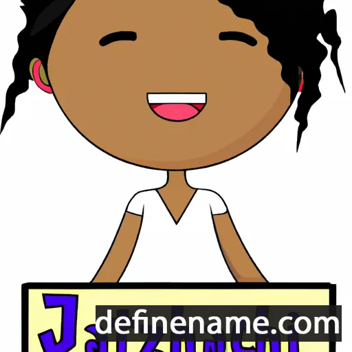 cartoon of the name Jahziah