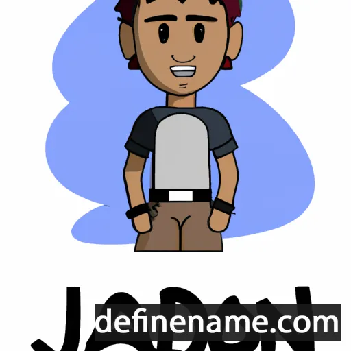 cartoon of the name Jaidann