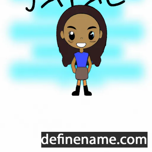 cartoon of the name Jaide