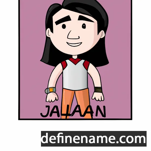 cartoon of the name Jailan