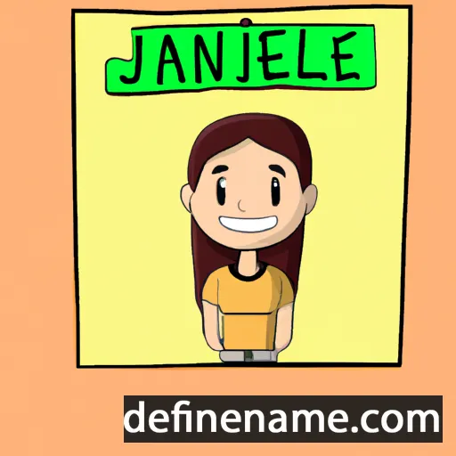 cartoon of the name Jailine