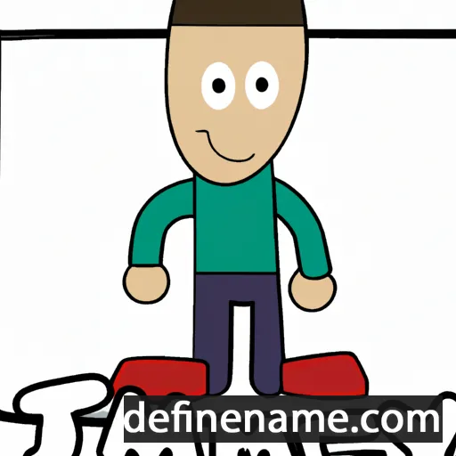 cartoon of the name Jaimey