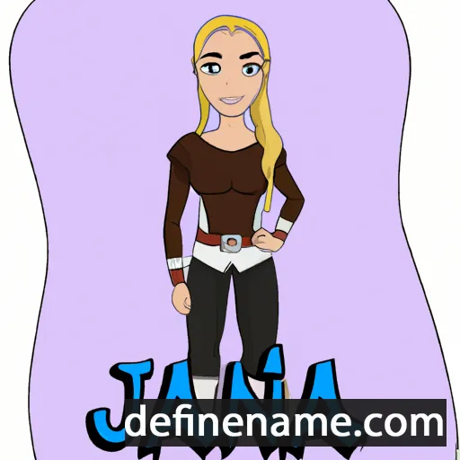 cartoon of the name Jaina