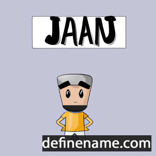 cartoon of the name Jainal