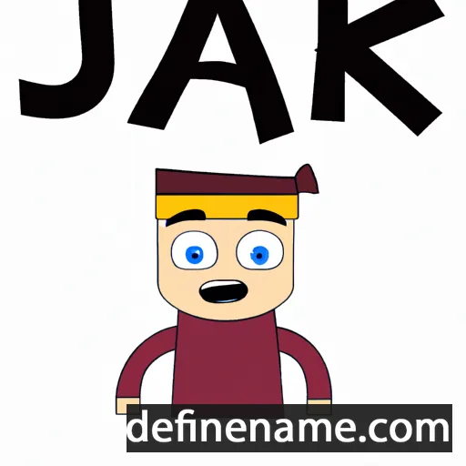 cartoon of the name Jaka