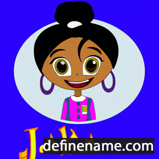 cartoon of the name Jakaila