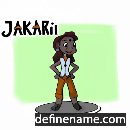 cartoon of the name Jakarai