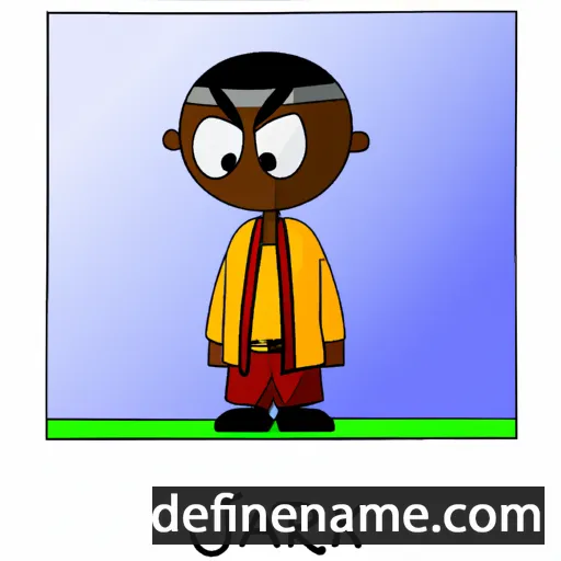 cartoon of the name Jakari