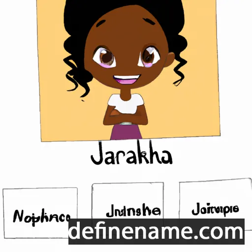 cartoon of the name Jakariah