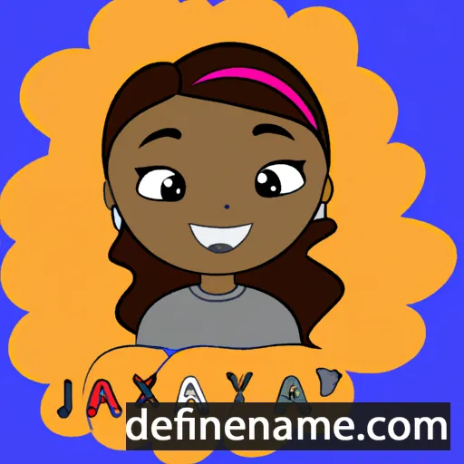 cartoon of the name Jakayla