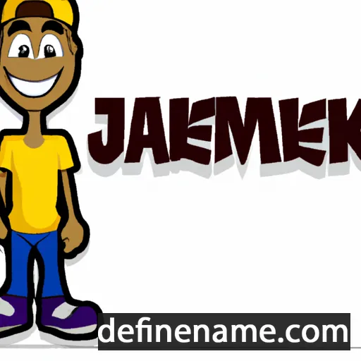 cartoon of the name Jakeem