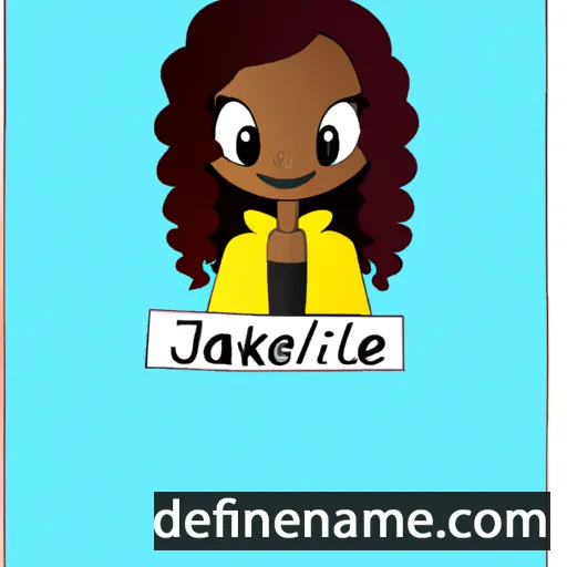 cartoon of the name Jakeline