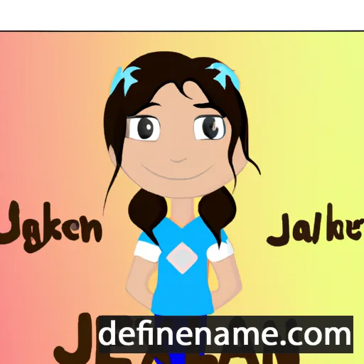 cartoon of the name Jakelyn