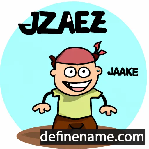 cartoon of the name Jakeza