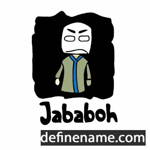 cartoon of the name Jakhob