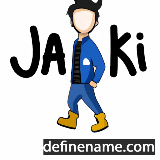 cartoon of the name Jaki