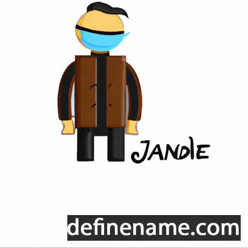 cartoon of the name Jakinde