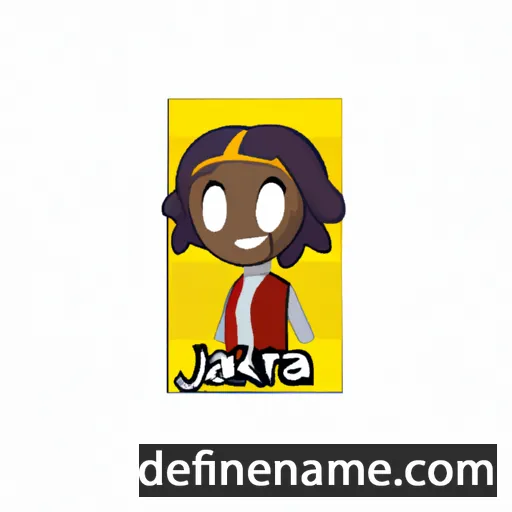 cartoon of the name Jakira