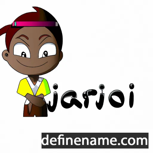 cartoon of the name Jakori