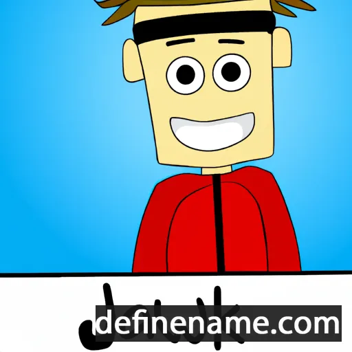 cartoon of the name Jakow