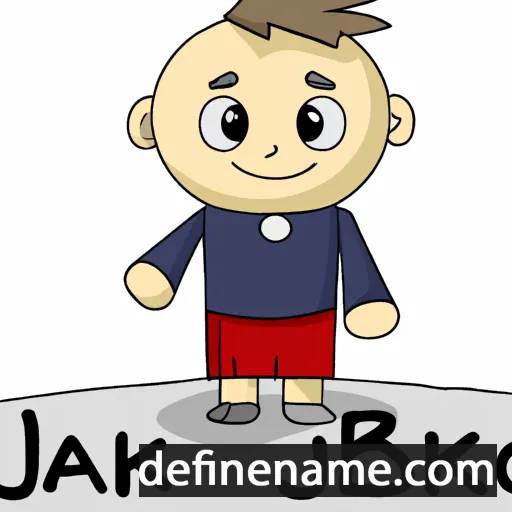 cartoon of the name Jakubko