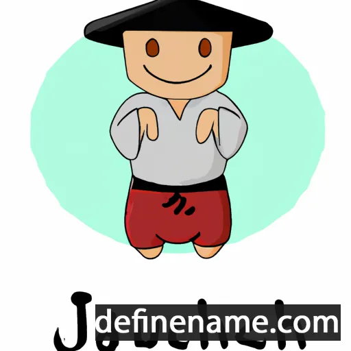 cartoon of the name Jakuchu