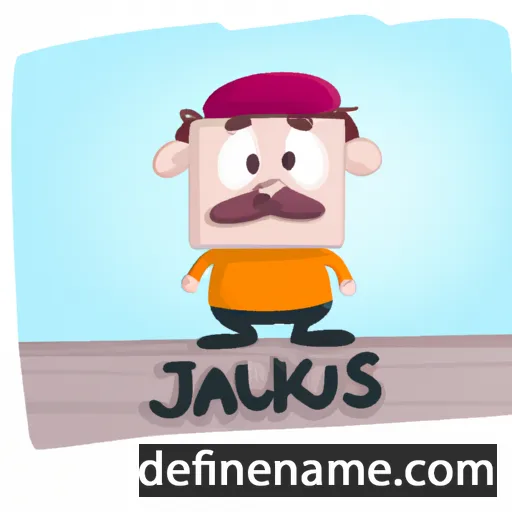 cartoon of the name Jakuś