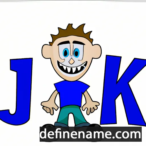 cartoon of the name Jaky