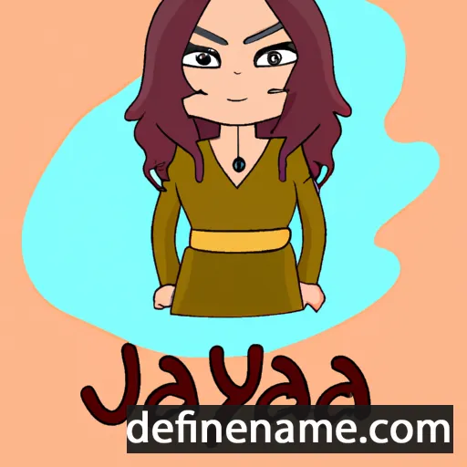 cartoon of the name Jakya