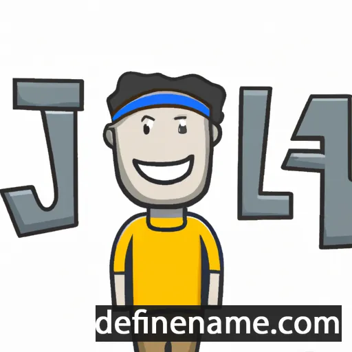 cartoon of the name Jal