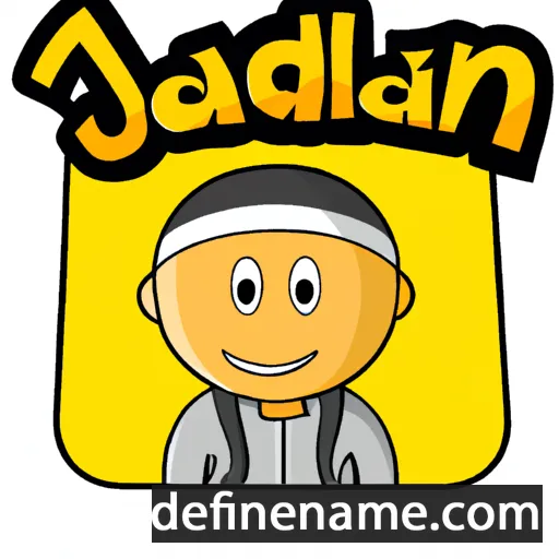 cartoon of the name Jalaludin